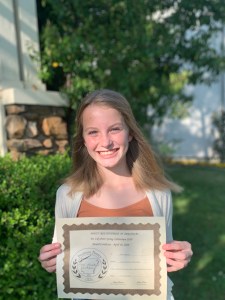 Kate Straessle 2020 JR Division 3rd Place