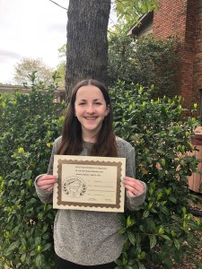 Samantha Olvey 2020 JR Division 1st HM