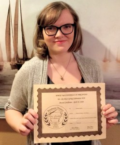 Sydney Austen-2020 SR Division 1st place