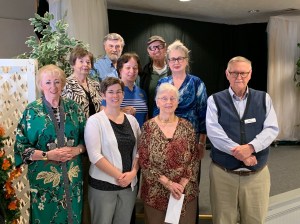 Winners in all contest categories who were present L to R Front Row<br> Fay Smalling Guinn, Laticia Harris, Pat Laster, John McPherson<br> L to R Middle Row<br> Marilyn Joyner, Cathy Moran, Laura Bridges<br> L to R Back Row<br> Dennis Patton, Dr. John Crawford